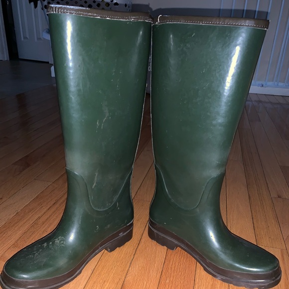 tory burch rain boots size 8